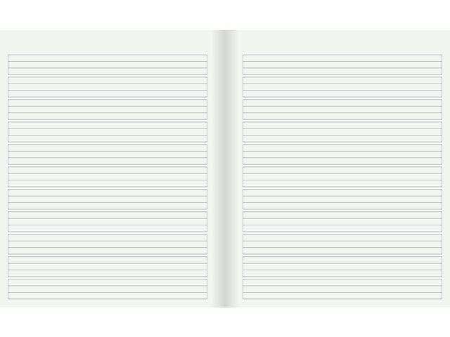 Skrivhäfte 17x21cm baslinj röd